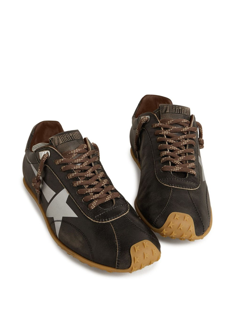 Golden Goose Marathon Speed logo-printed sneakers outlook