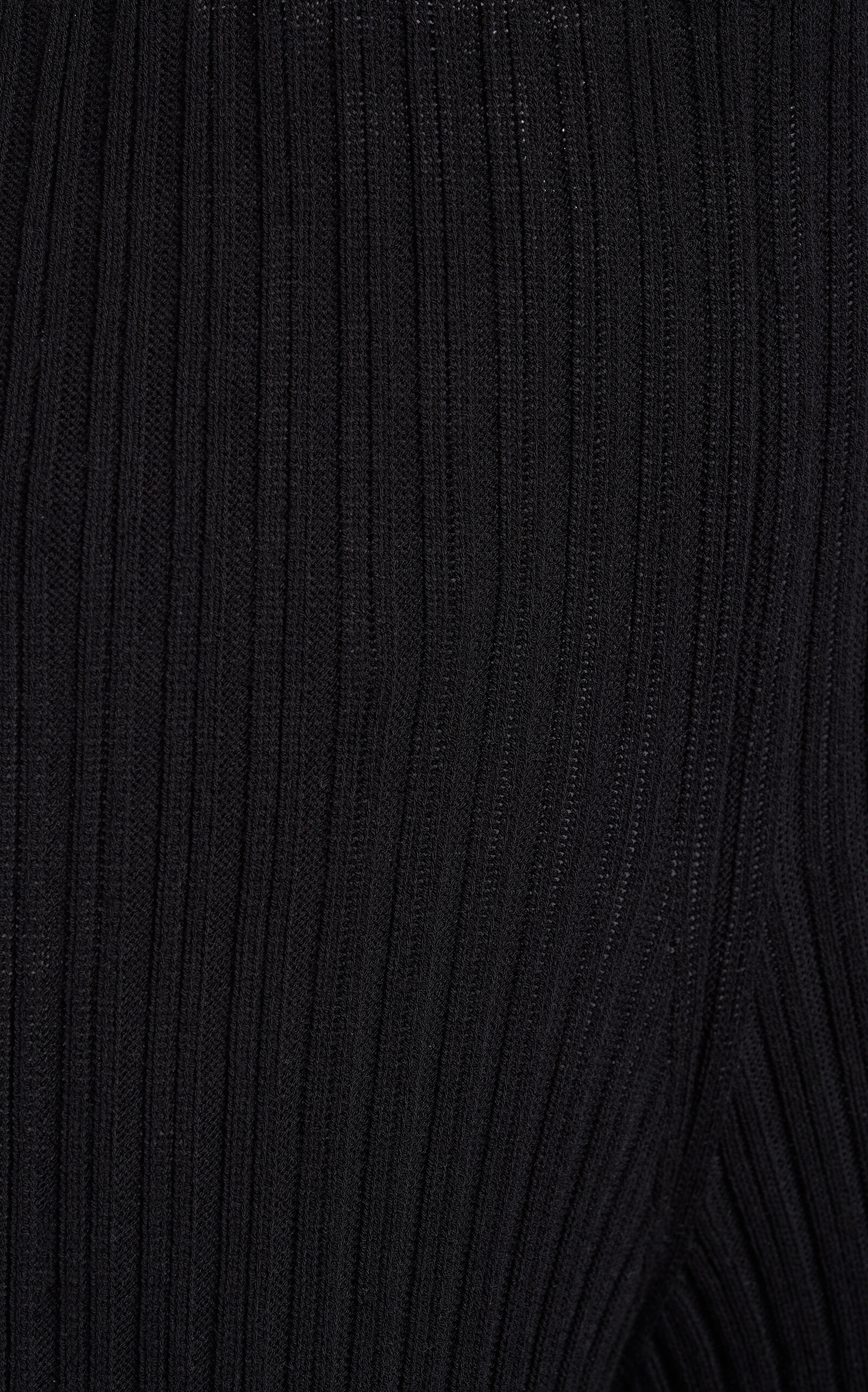 Zipped Flared-Leg Knit Ski Pants black - 5