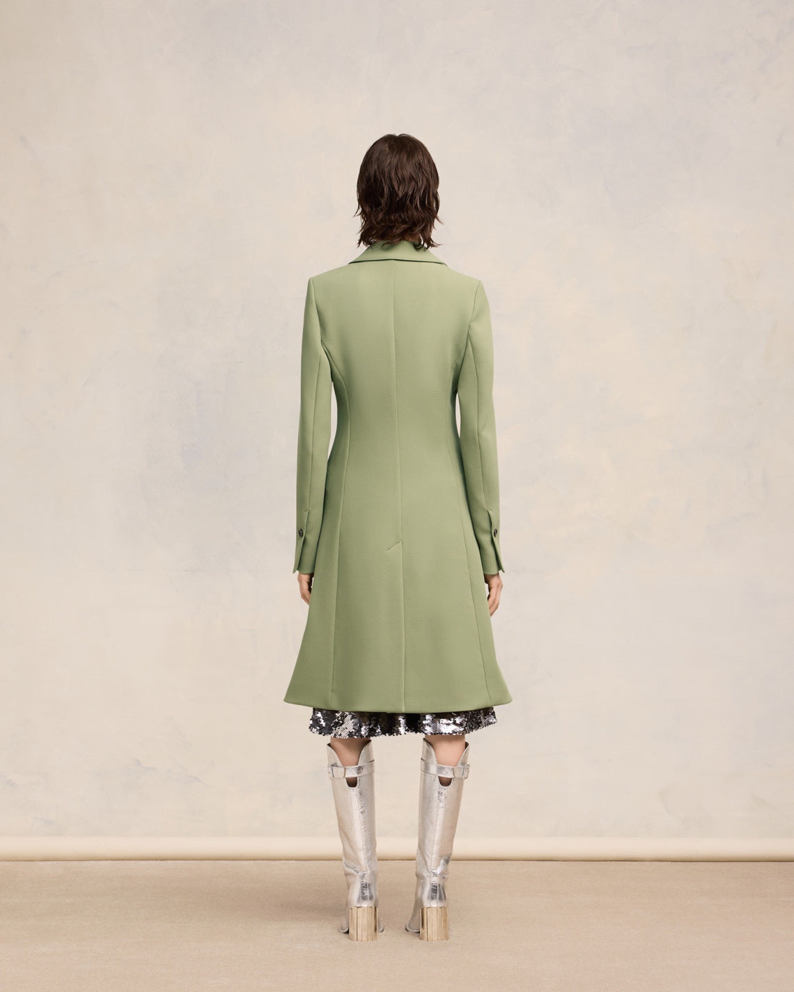 ADJUSTED THREE BUTTONS COAT - 4