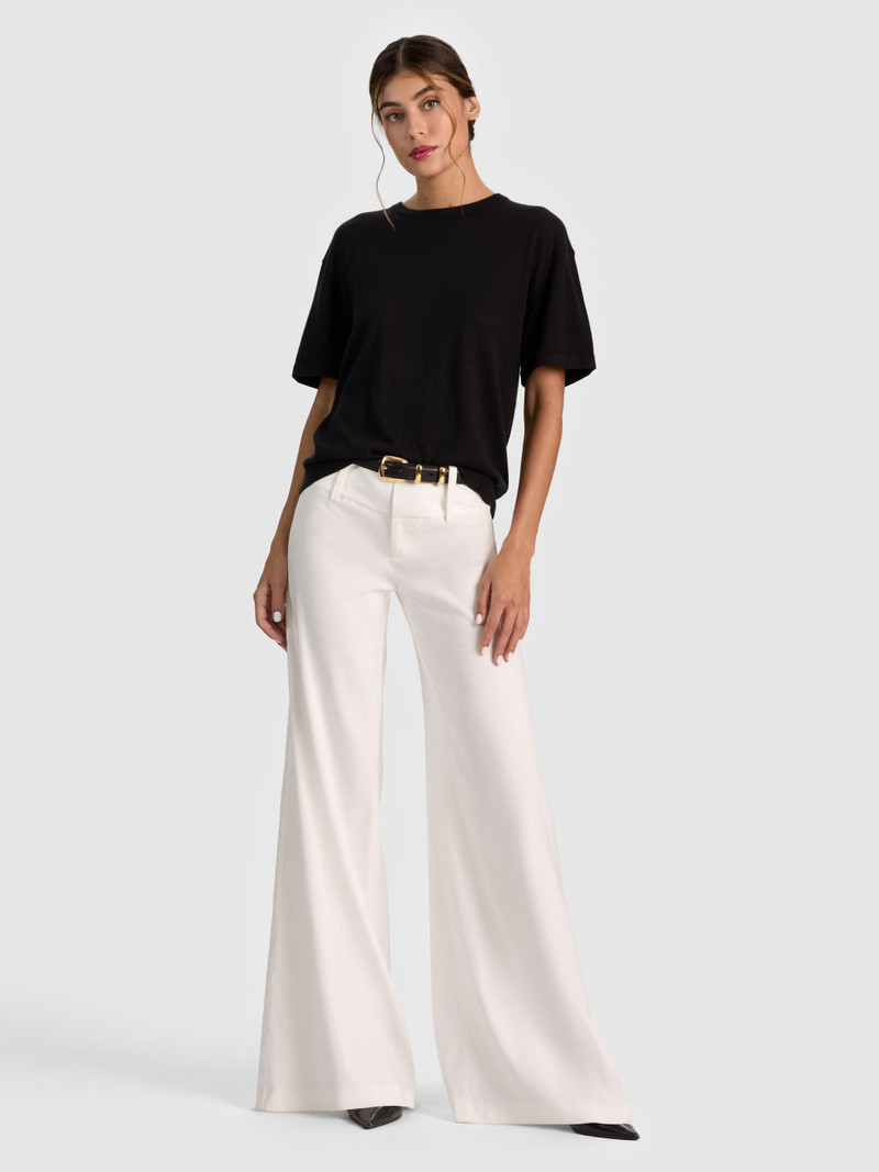 AMELIE CASHMERE KNIT TEE - BLACK 2