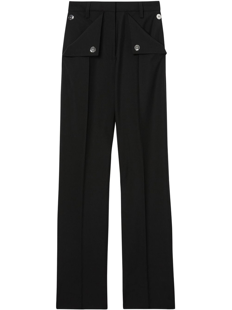 pocket detail tailored trousers 1