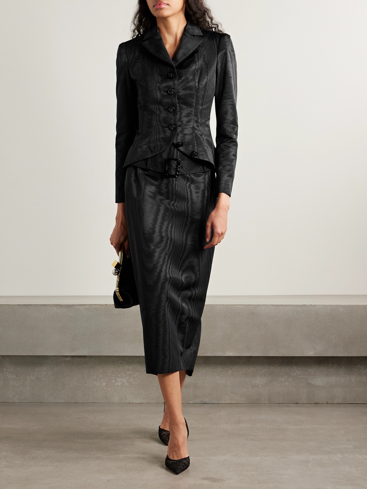 Salon Recycled-moire Jacket - 2