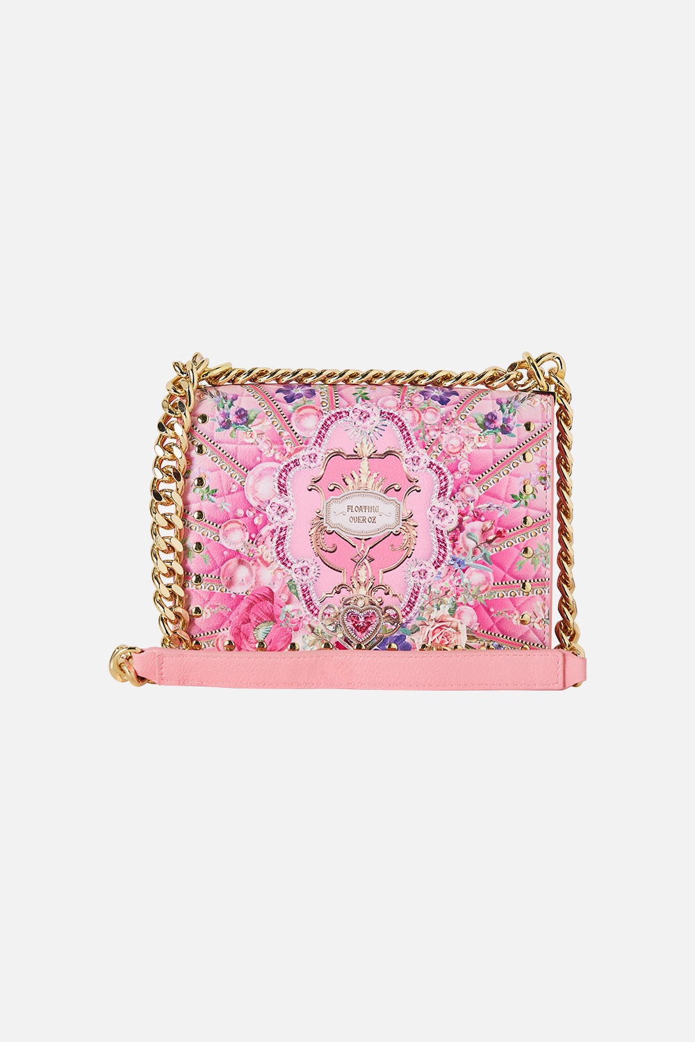 CROSSBODY BOX BAG WITH CHAIN - 4
