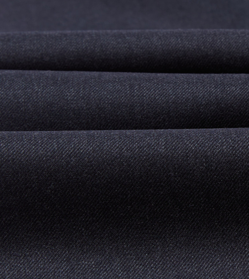 Grey Worsted Wool Single Pleat Trouser 3