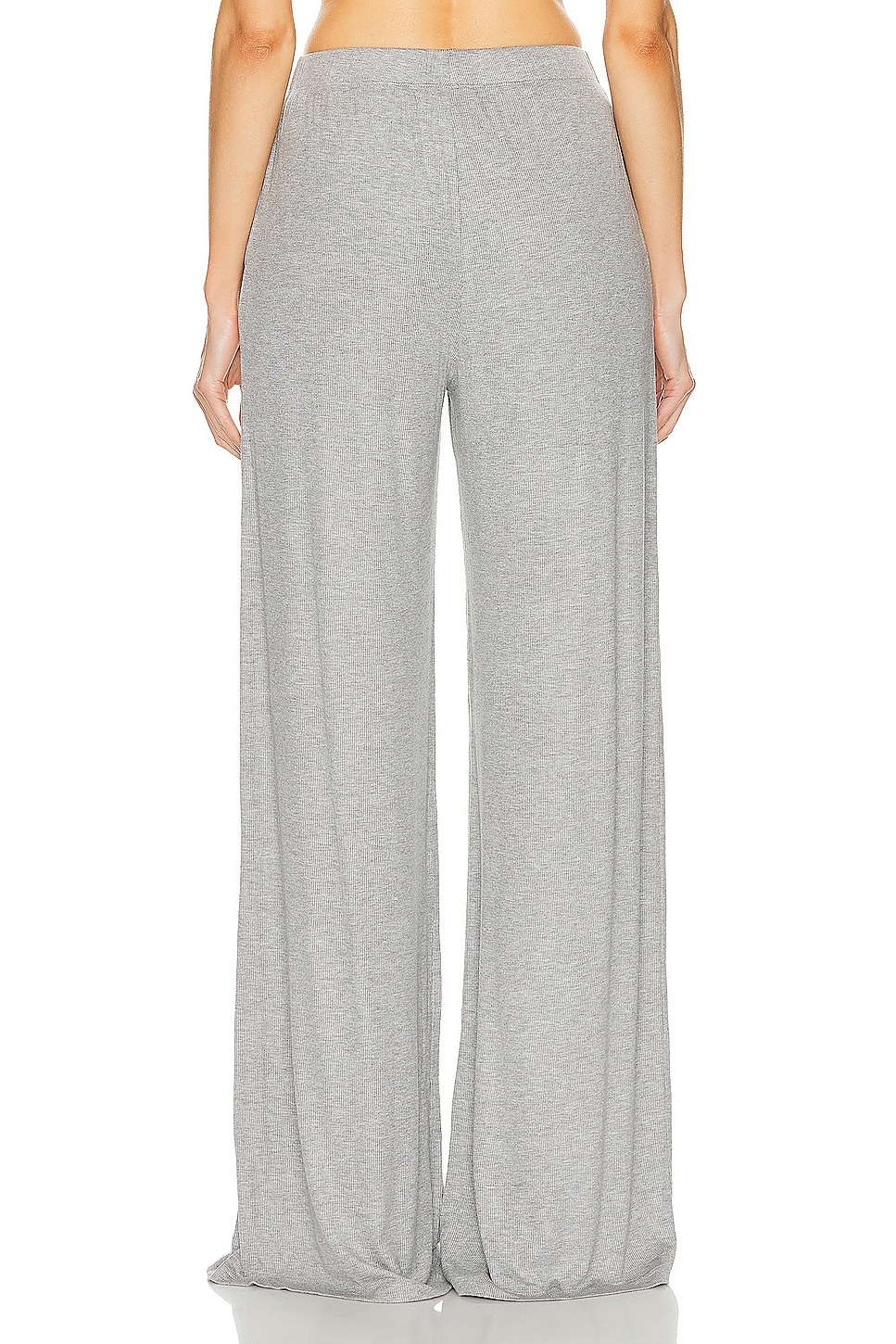 Rib Wide Leg Pant - 3