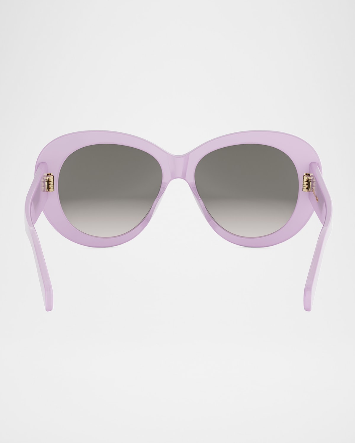 Triomphe Logo Oval Acetate Sunglasses - 6
