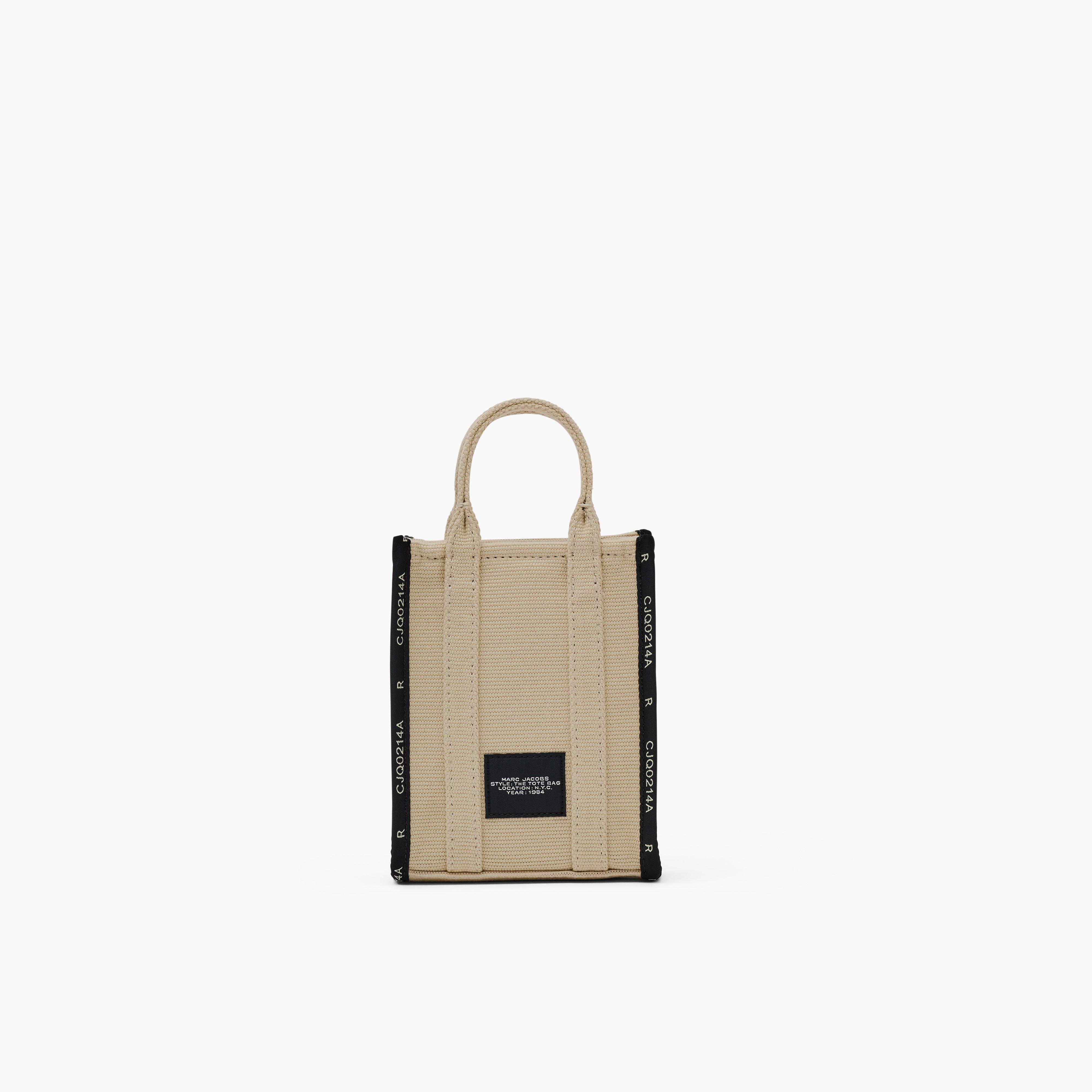 ショルダーバッグ・ポシェット The Phone Tote Bag - Marc Jacobs - Cotton - Beige The Jacquard canvas phone pouch in beige - Marc Jacobs
