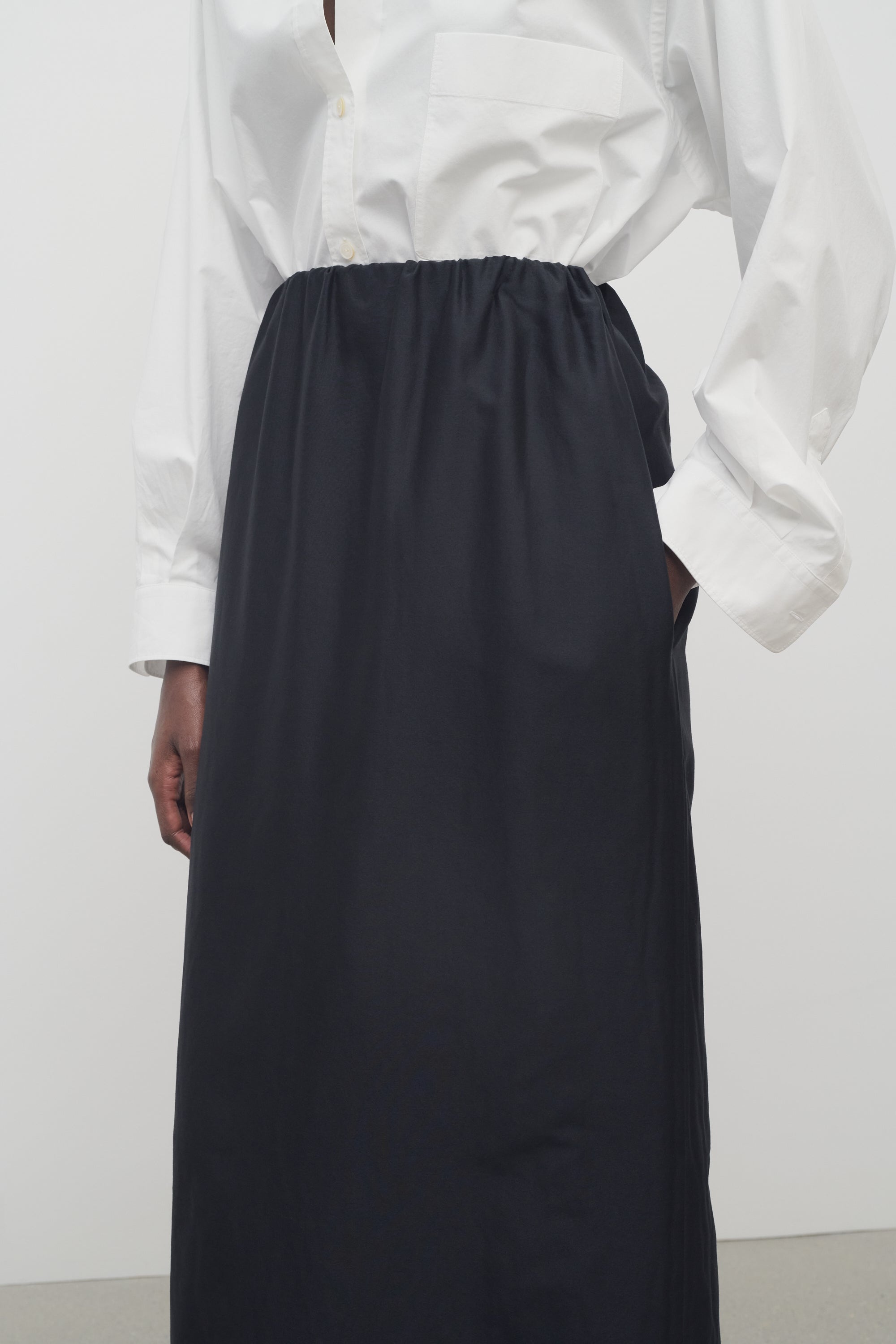Saul Skirt in Cotton and Silk - 6