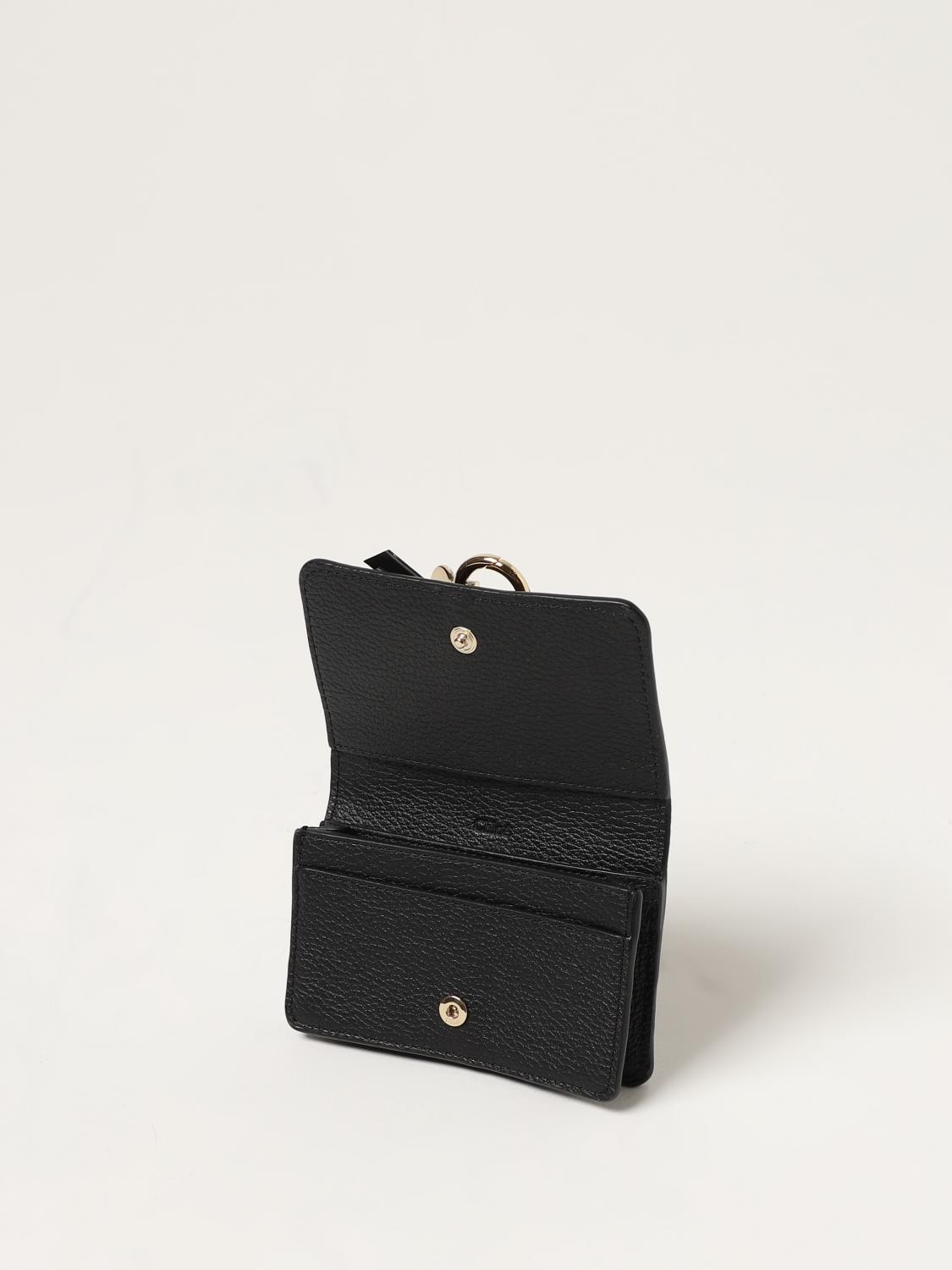 Chloé leather business card holder with charm - 2