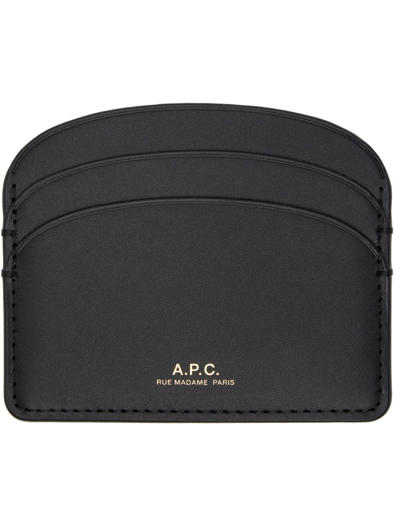 Black Demi-Lune Card Holder 1