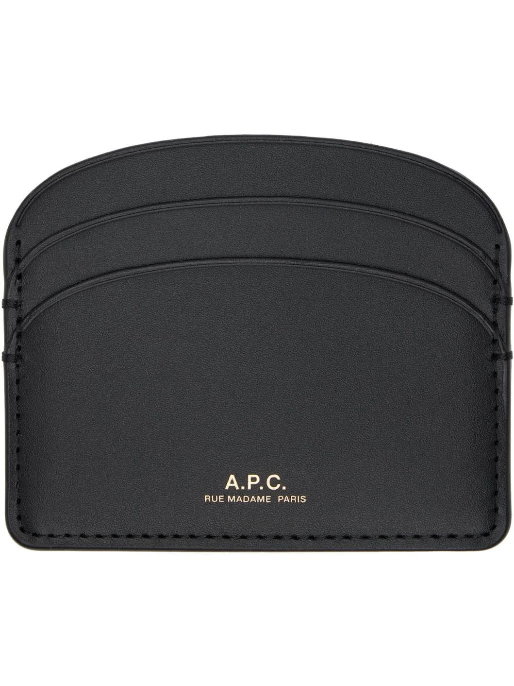 Black Demi-Lune Card Holder - 1