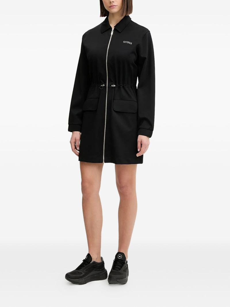 GUESS USA Carla zip drawstring mini dress outlook