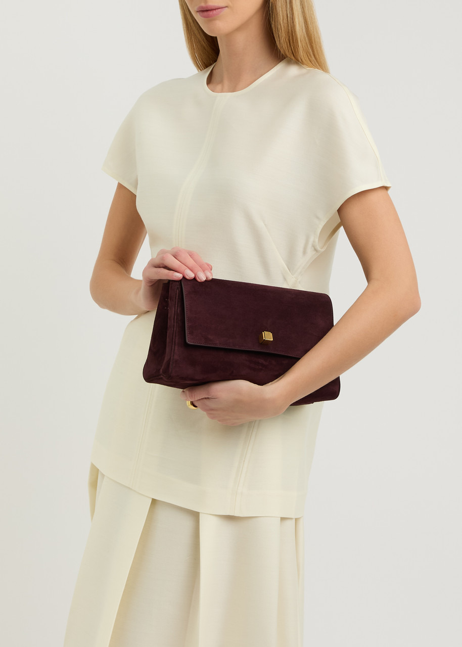 Khaite Cate Suede Cross-body bag - 5