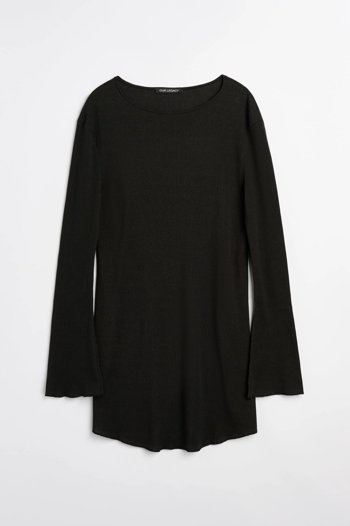 Two Face Dress Charred Shade Ripple Rib - 1