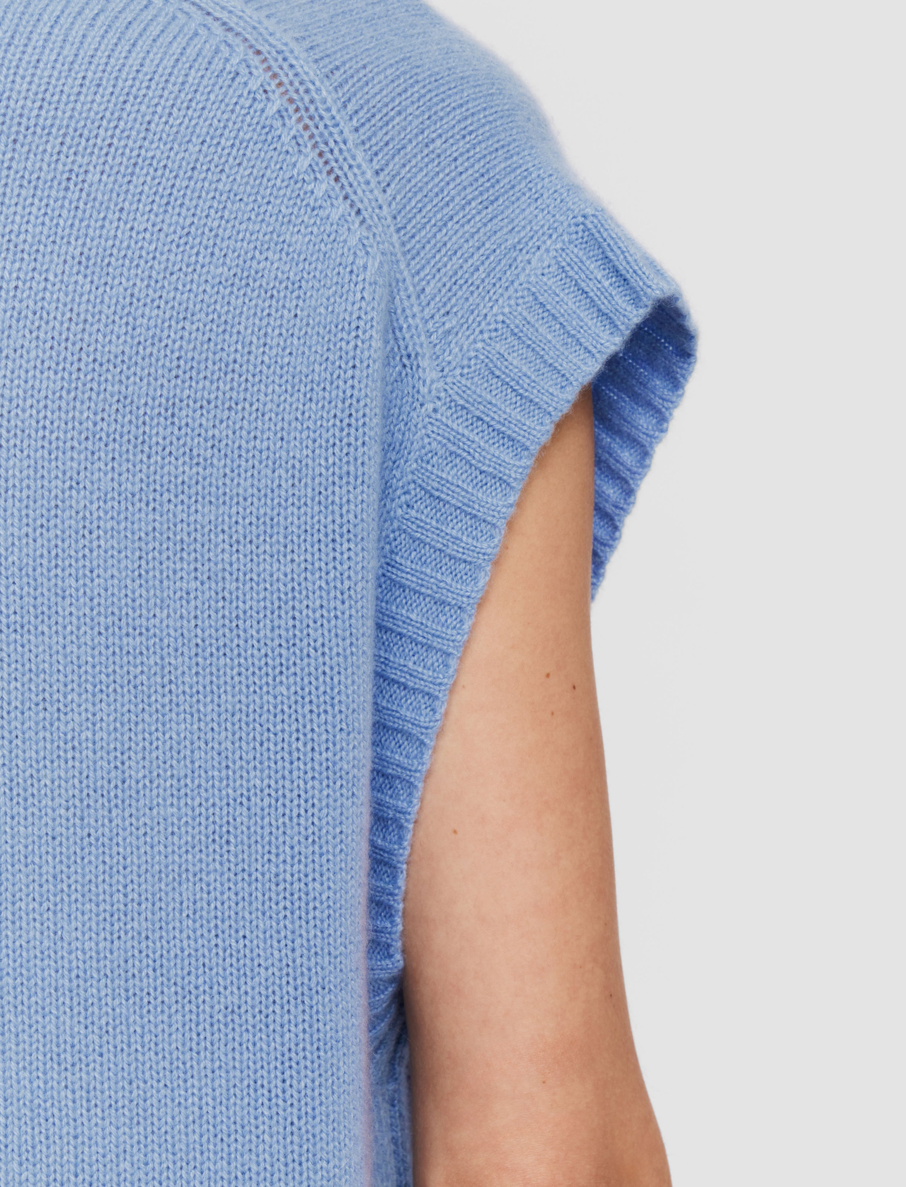 Open Cashmere Vest - 6