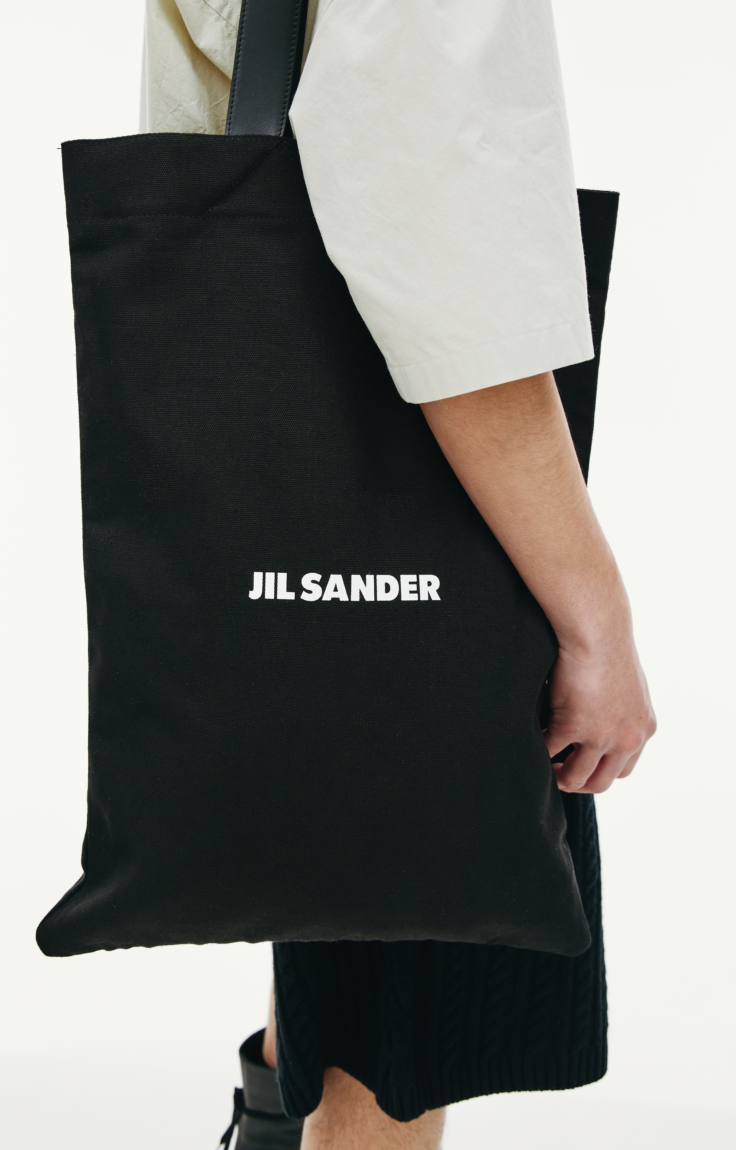 LOGO PRINT SHOPPER BAG - 5