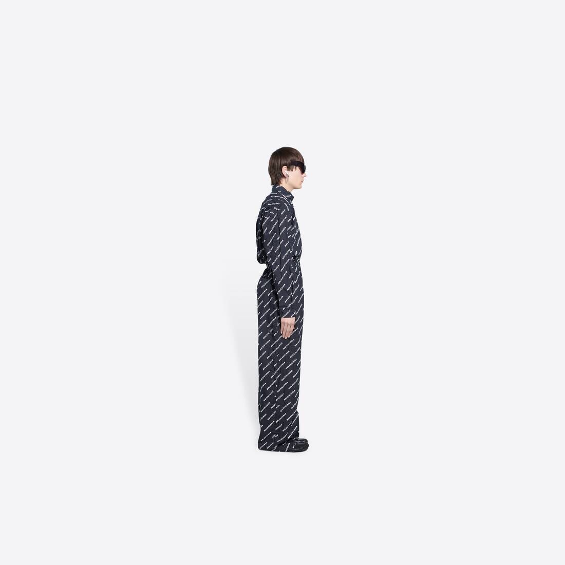 Men's Year Of The Tiger Typo Pyjama Pants in Black - 4