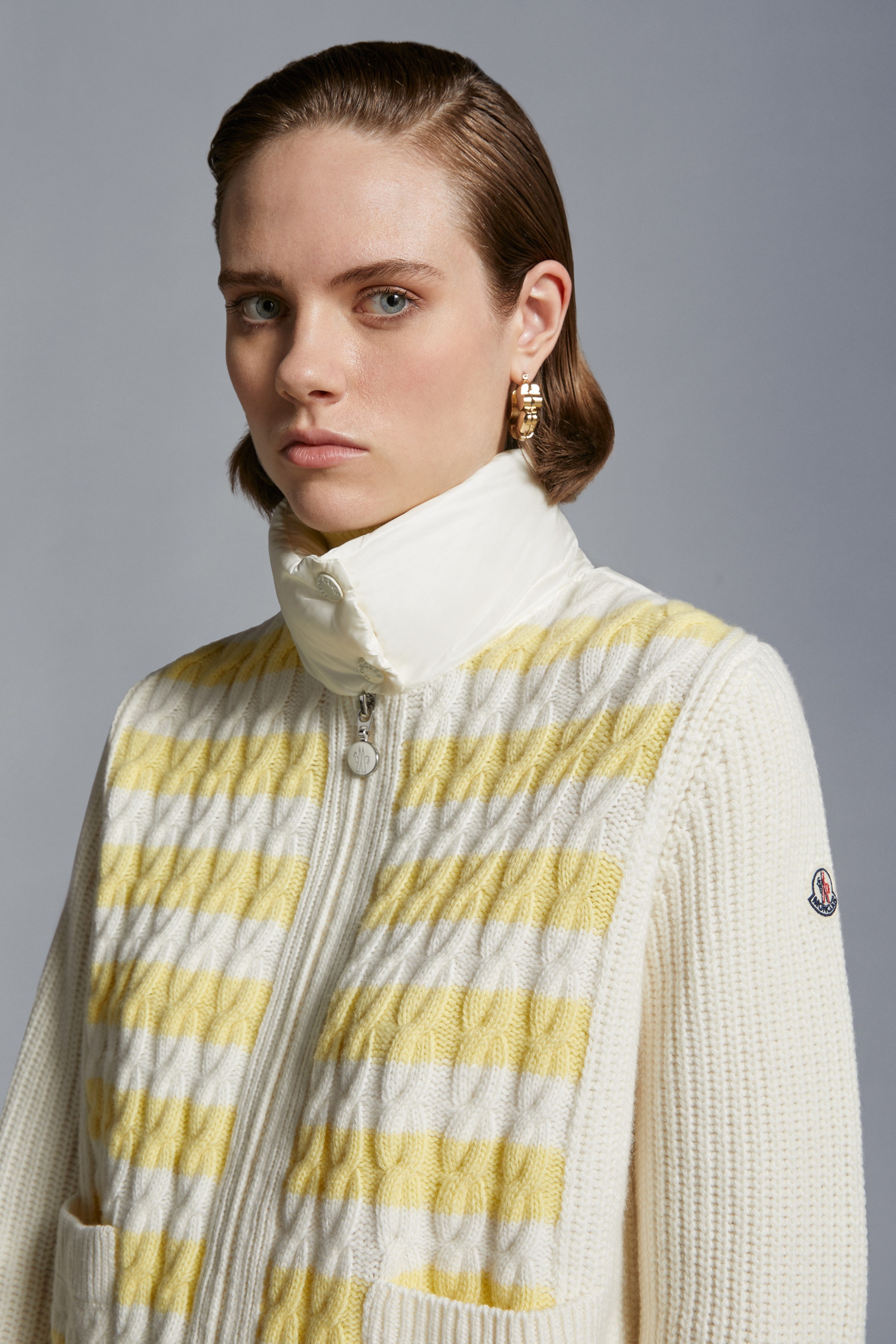 Padded Wool Cardigan - 4
