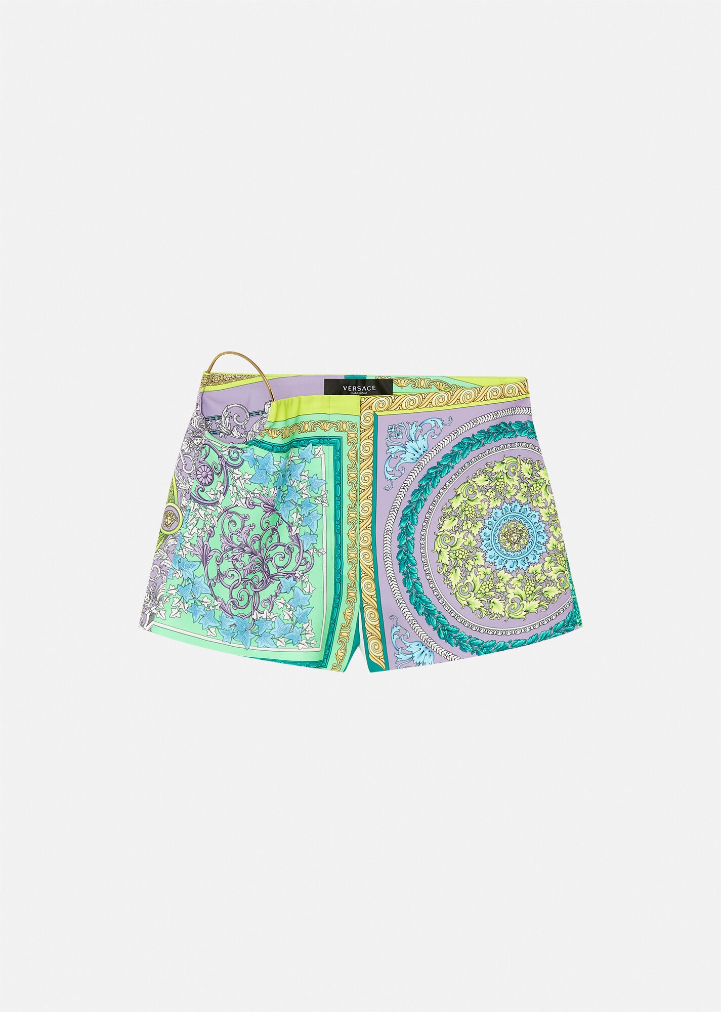 Barocco Mosaic Print Shorts - 1