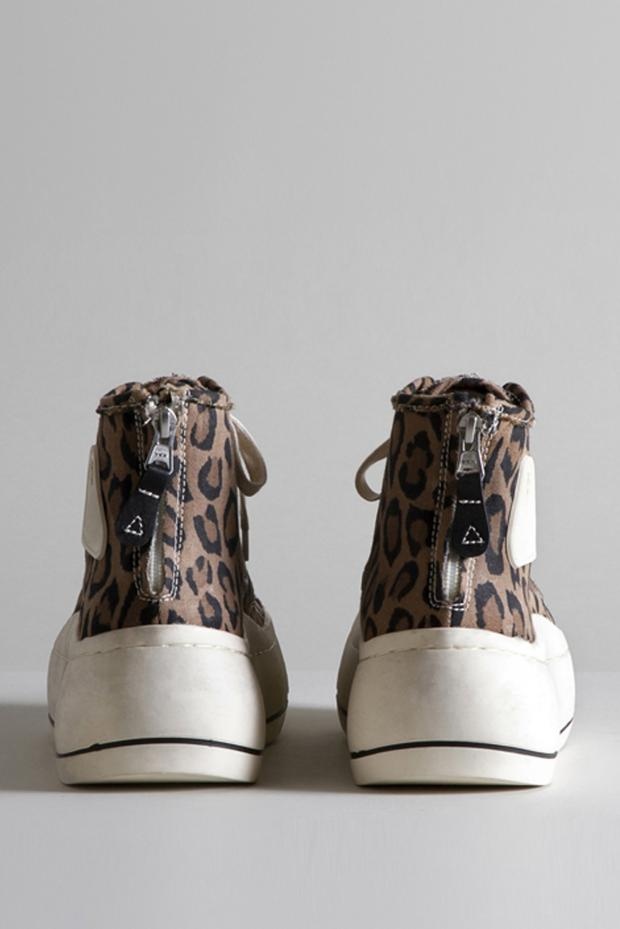 KURT HIGH TOP SNEAKER - LEOPARD - 3