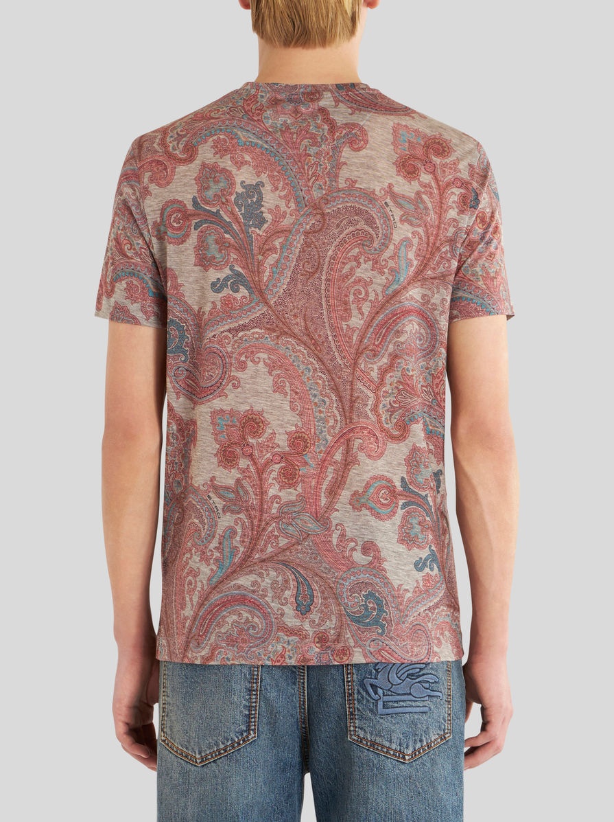 PAISLEY LYOCELL T-SHIRT - 4
