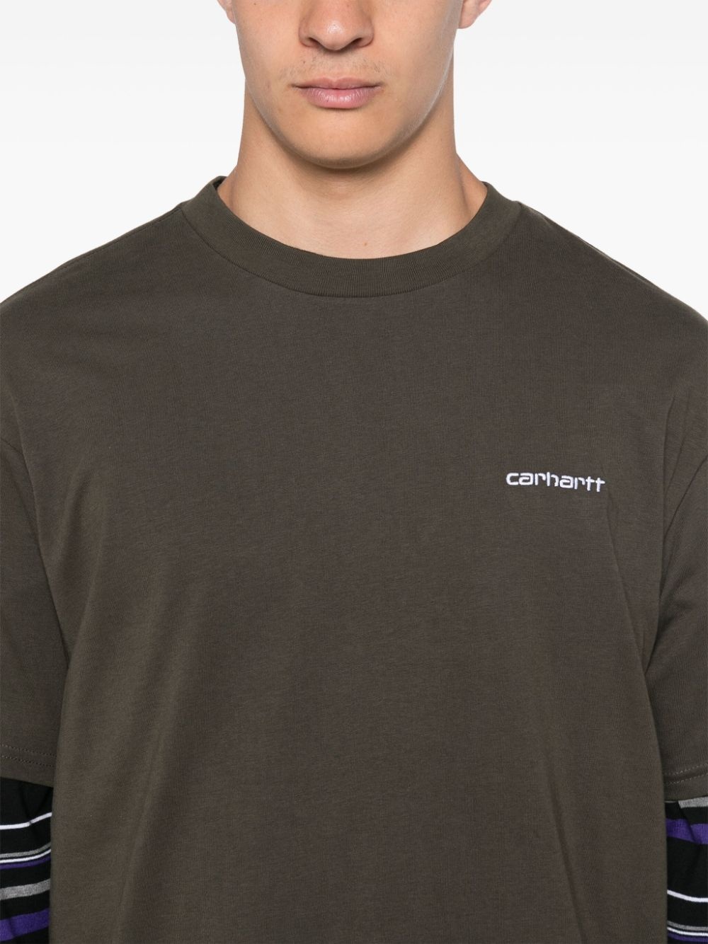 Script Embroidery T-shirt - 5