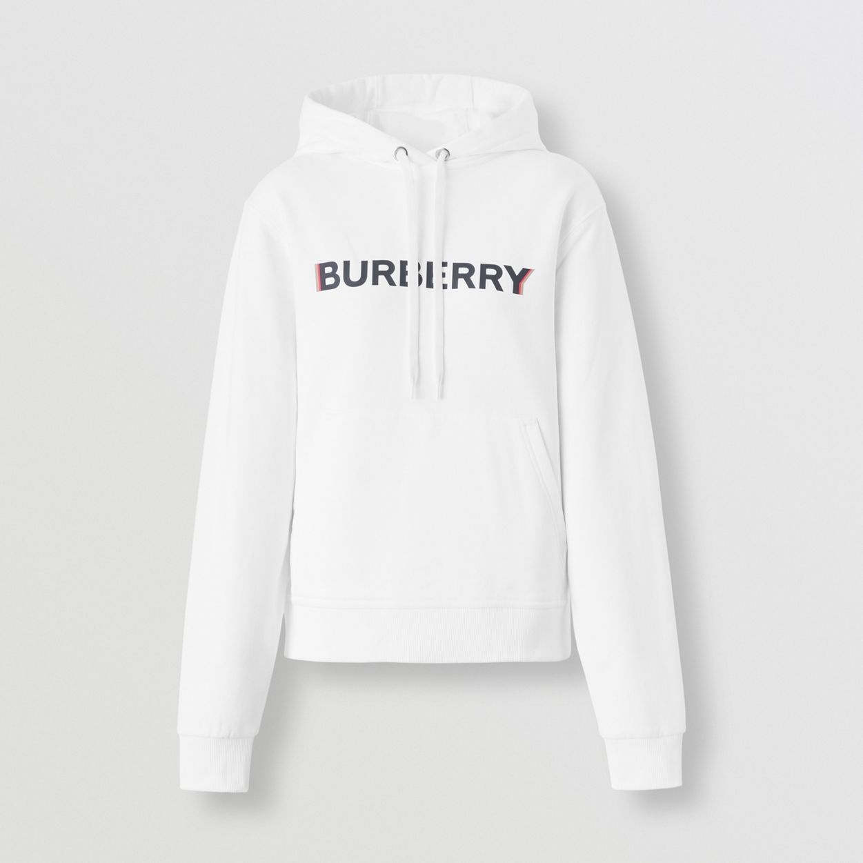 Logo Print Cotton Oversized Hoodie - 1