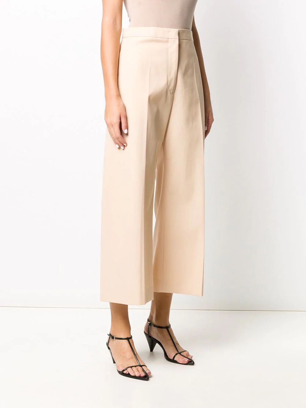 wide-leg tailored trousers - 3