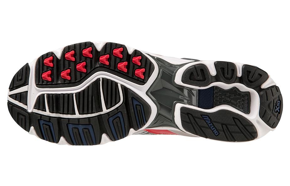 Mizuno Wave Rider 10 'White Silver Red' D1GA210408 - 5