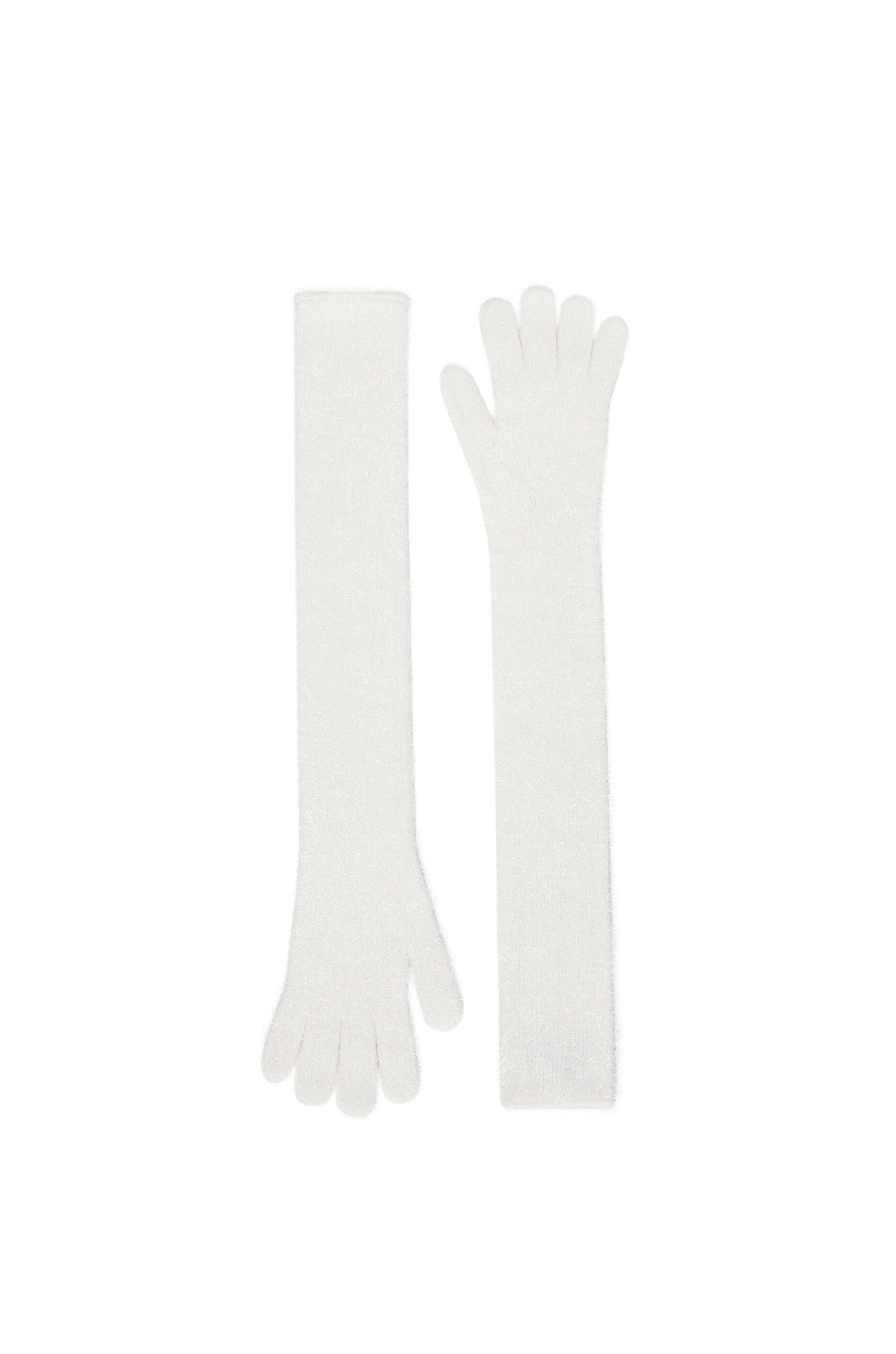 Knitted gloves in viscose - 1