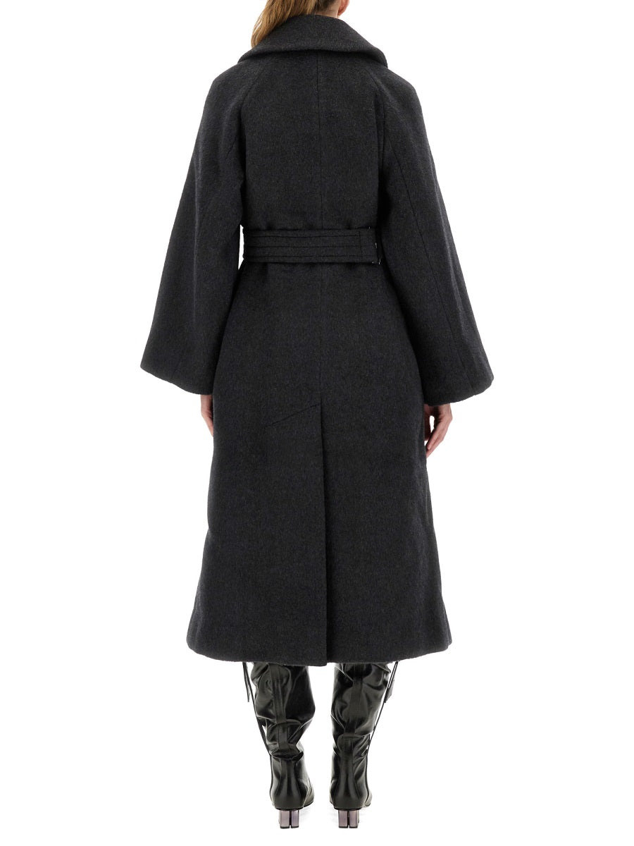 Ganni Women Wool Coat - 3