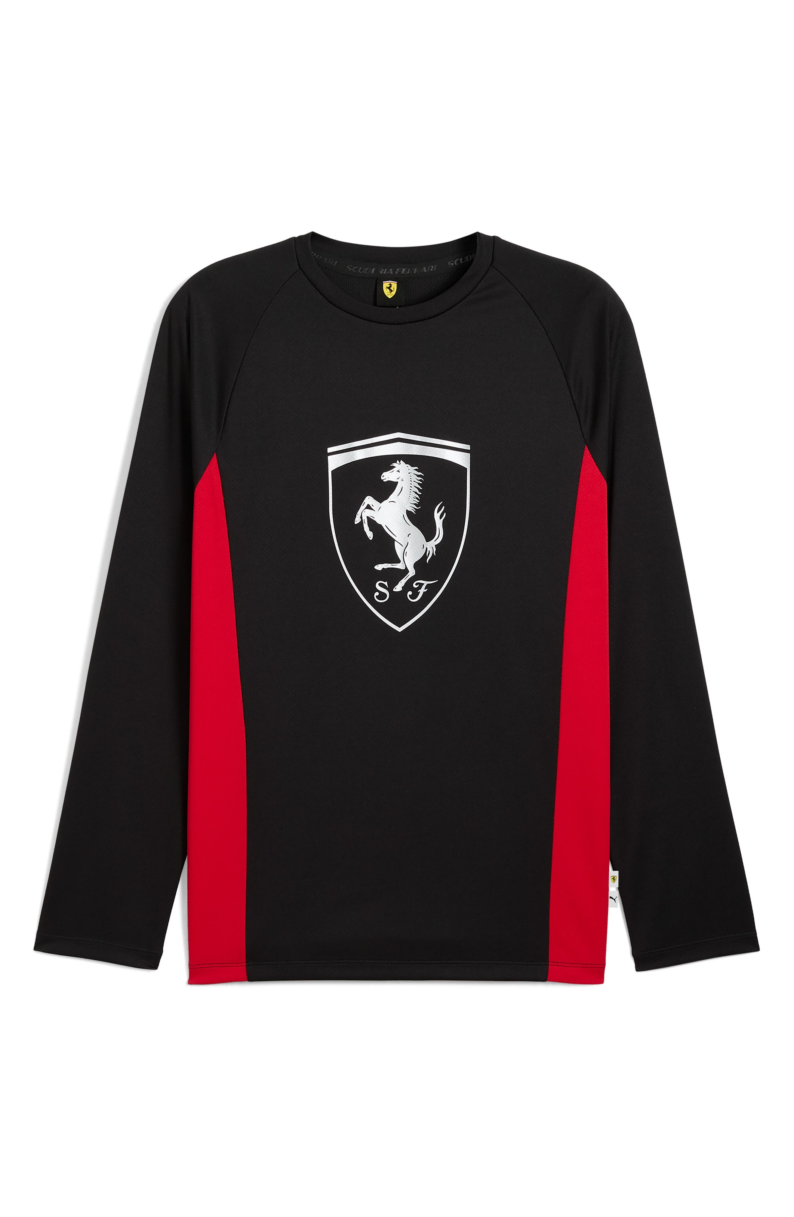 PUMA Ferrari Lifestyle Colorblock T-Shirt in Puma Black at Nordstrom - 3