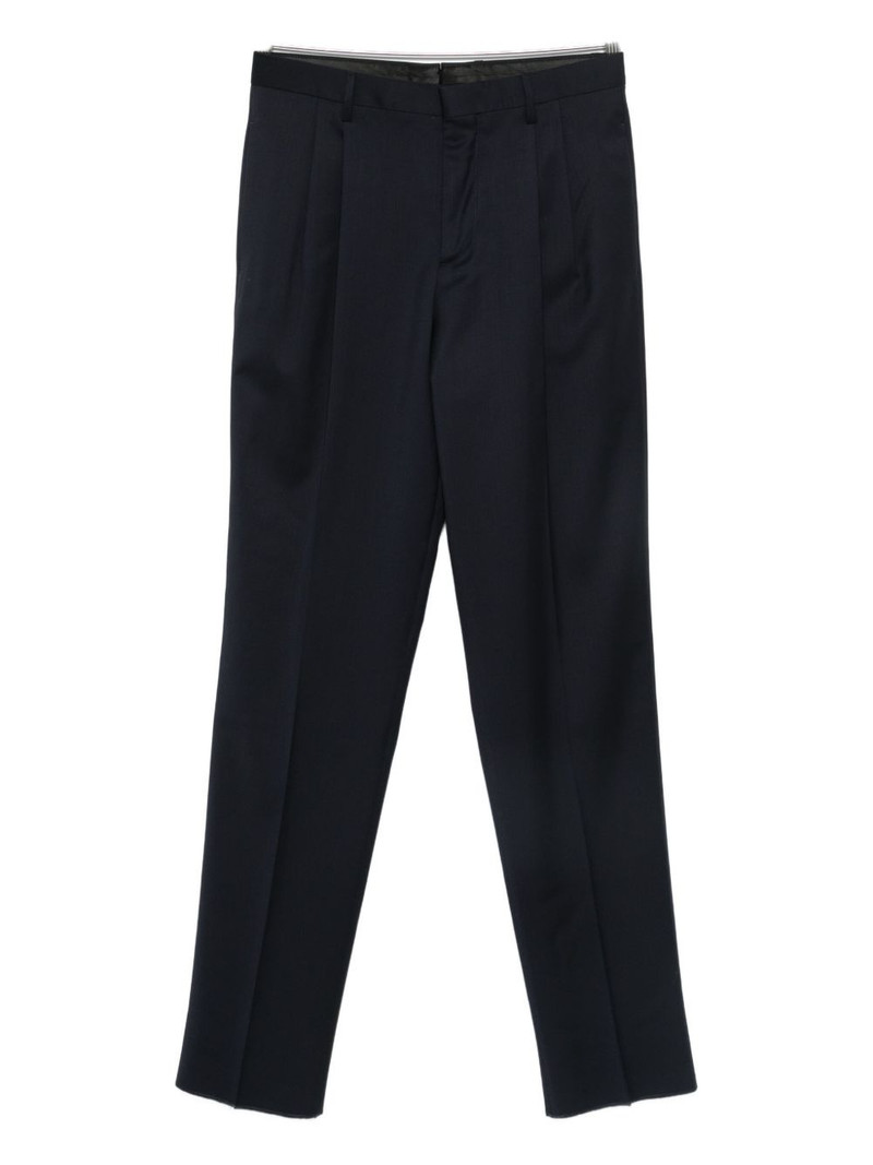 virgin wool straight-leg trousers 1