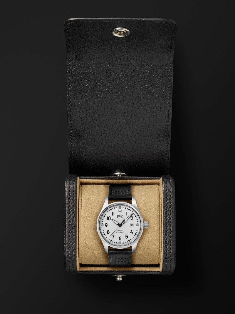 Pilot's Mark XX Automatic 40mm Stainless Steel and Leather Watch, Ref. No. IWIW328207 7