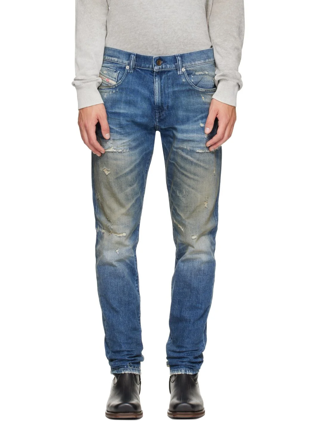 Blue 2019 D-Strukt Jeans - 1