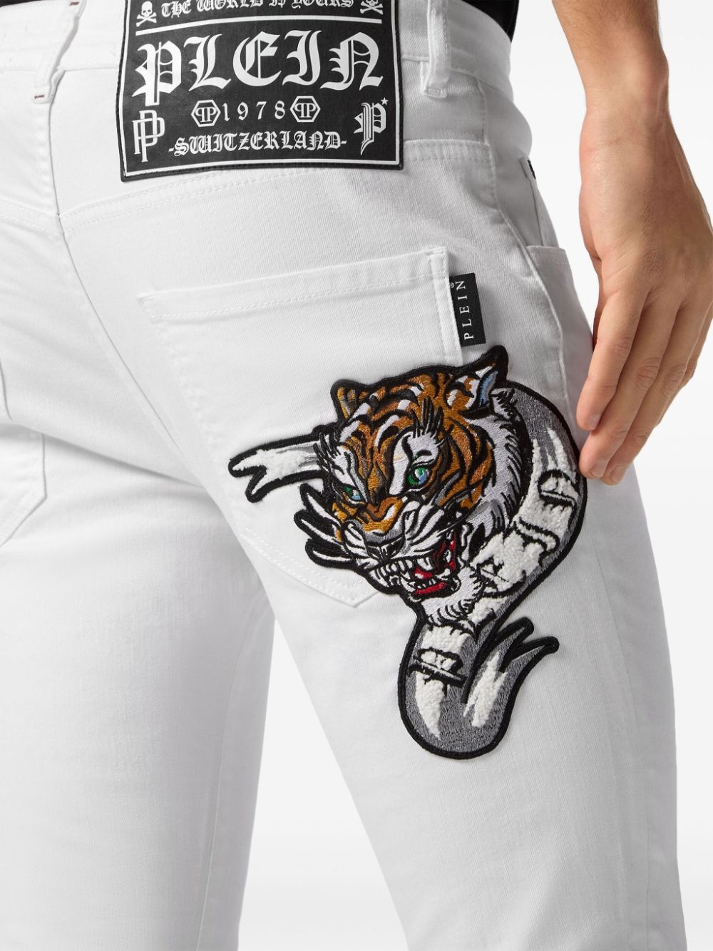 low-rise skinny jeans - 4