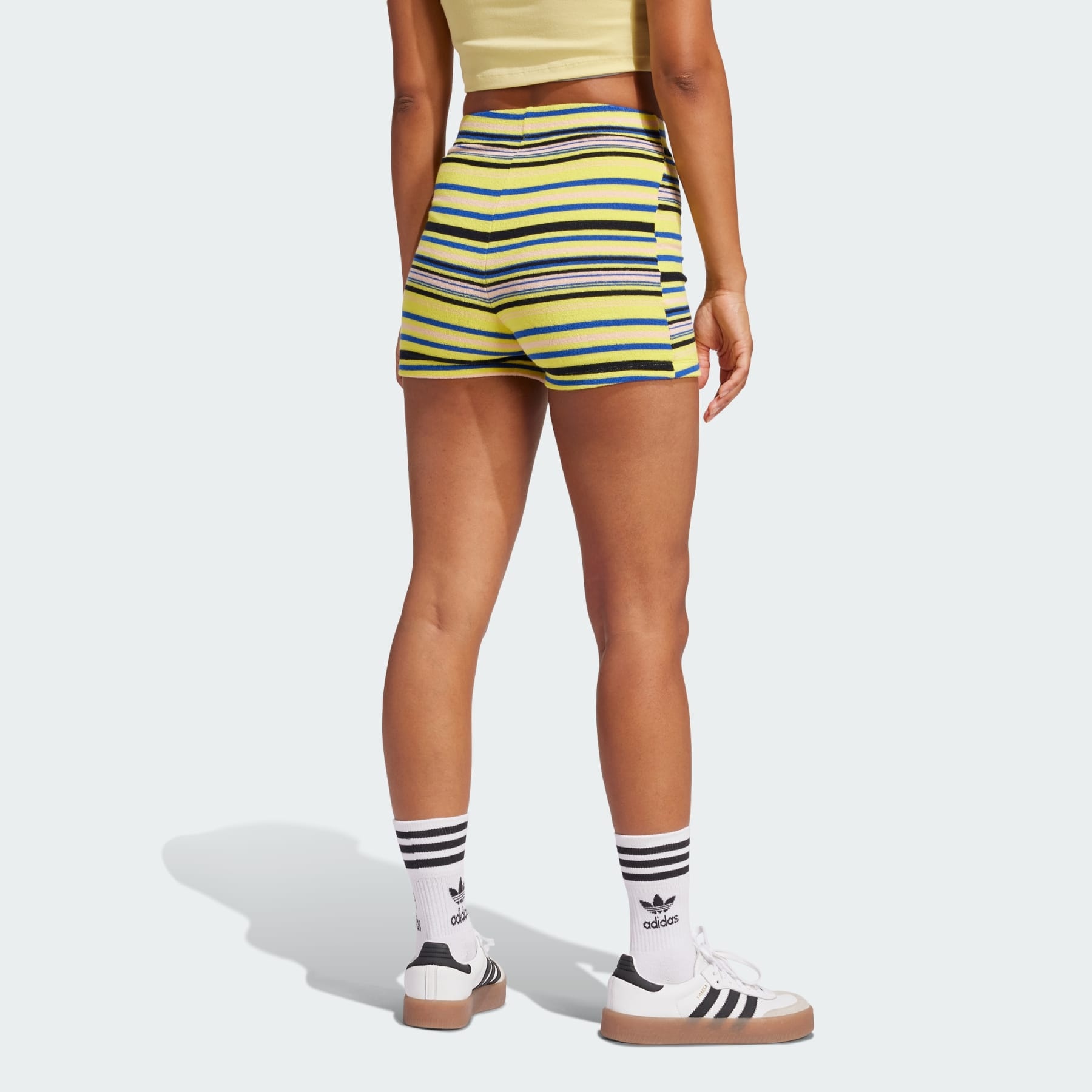 Striped Towel Shorts - 3