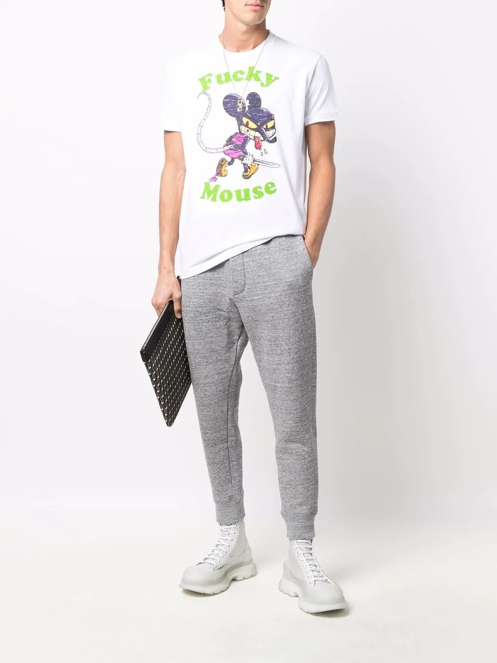 mouse graphic-print T-shirt - 2