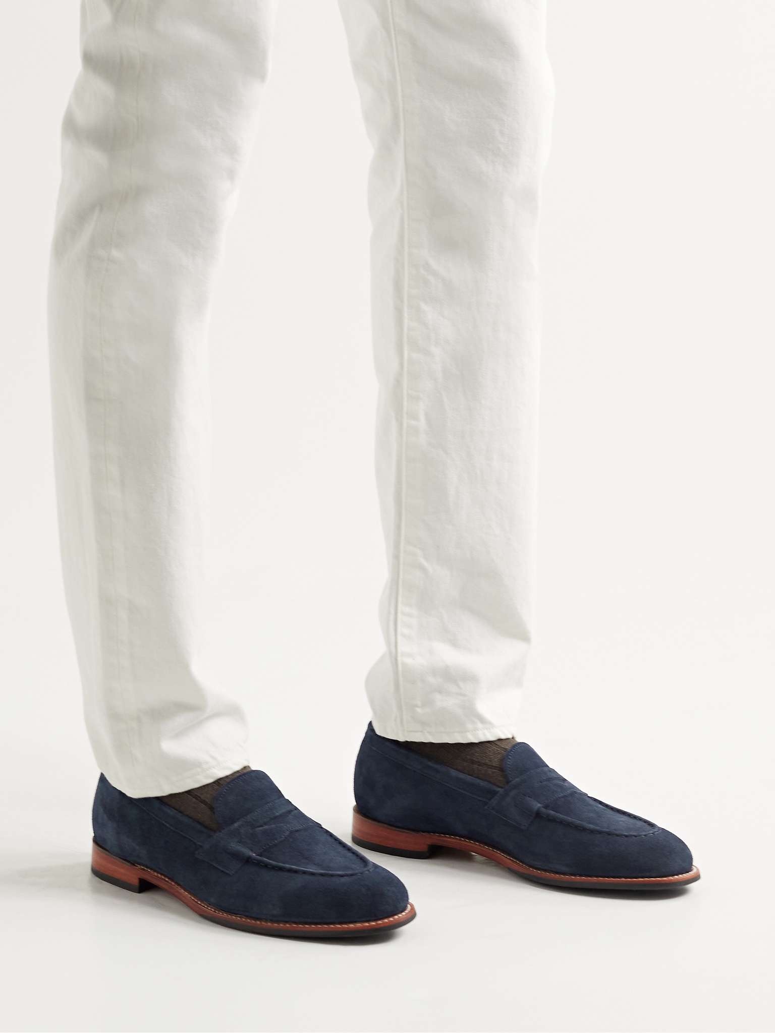 Lloyd Suede Penny Loafers - 2