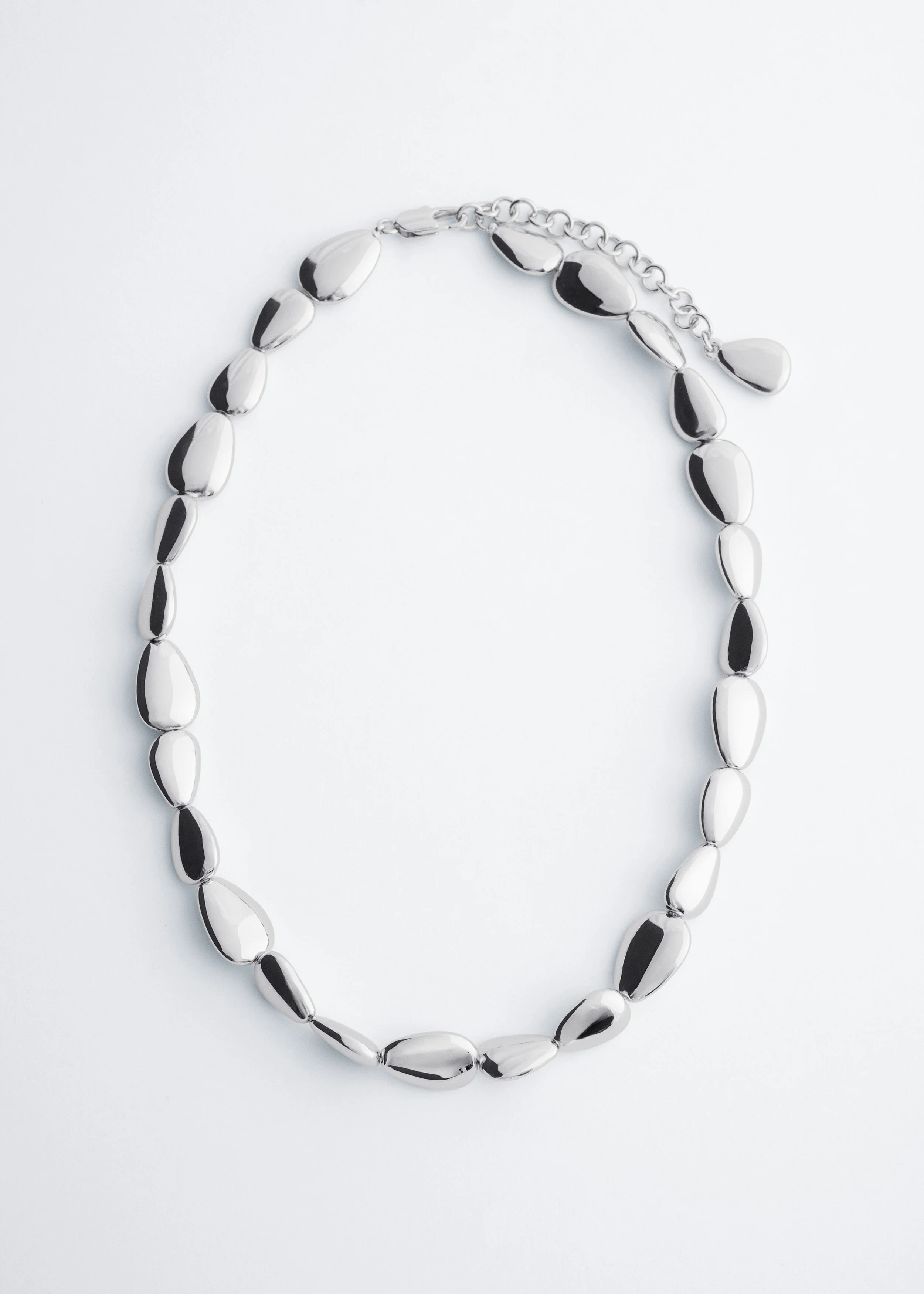 Rounded Bead Necklacef - 1