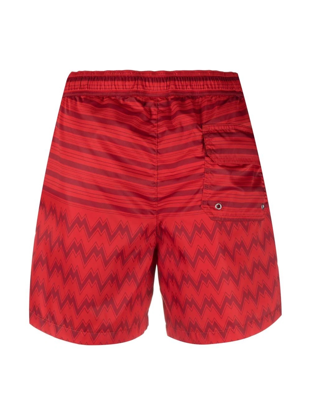 zig-zag three-pocket swim shorts - 2