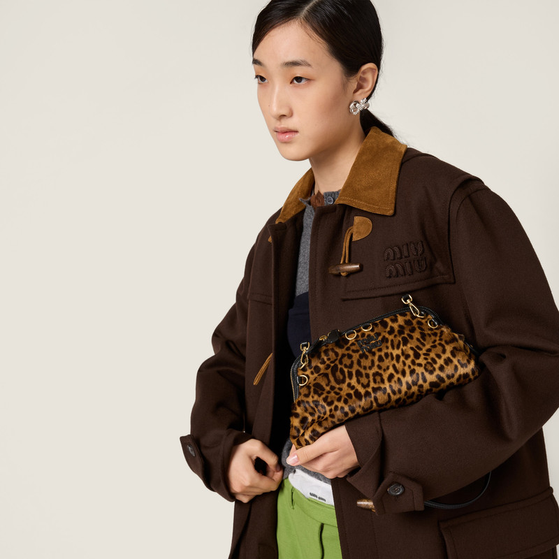 Miu Miu Calf hair clutch outlook