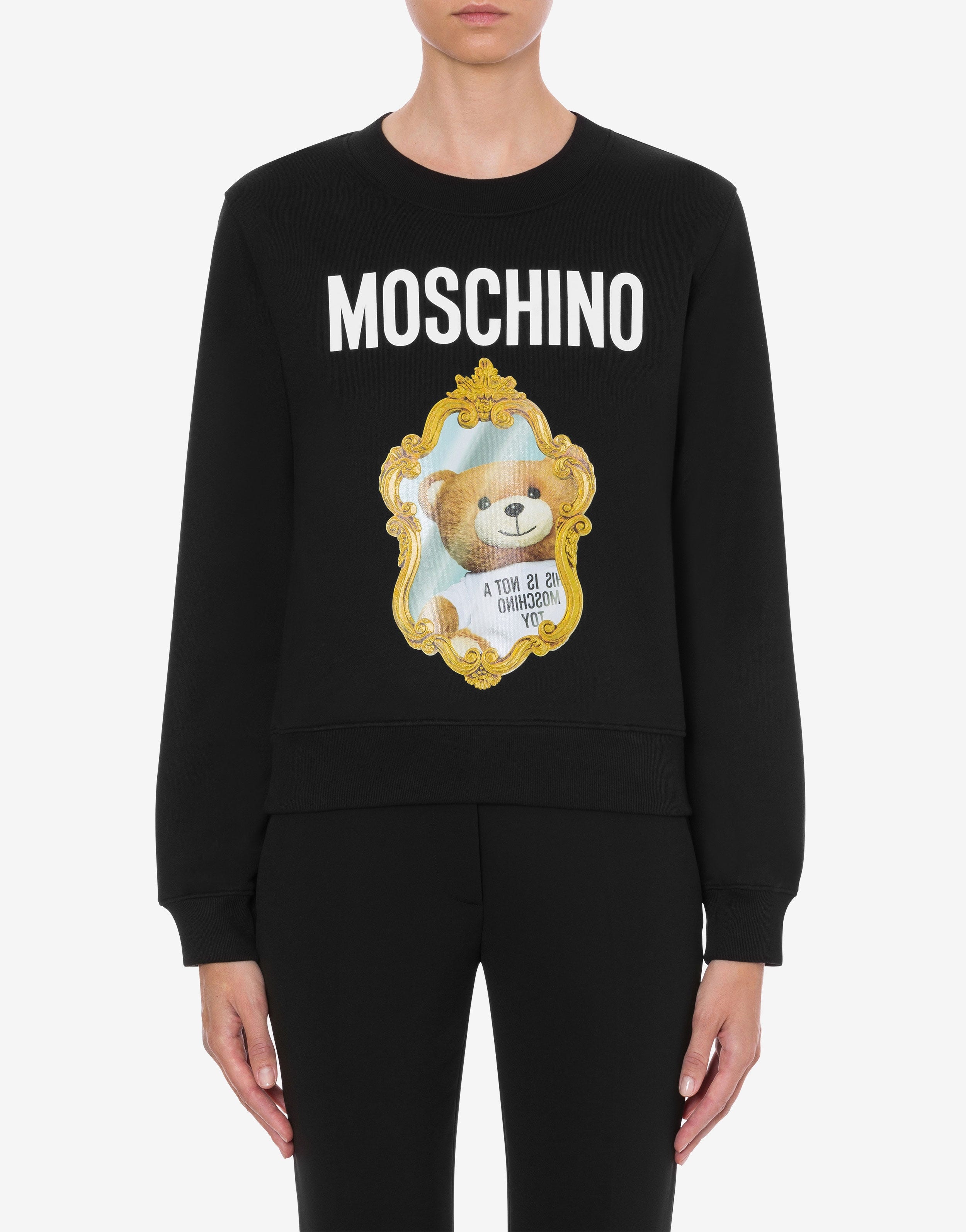 MIRROR TEDDY BEAR ORGANIC COTTON SWEATSHIRT - 2