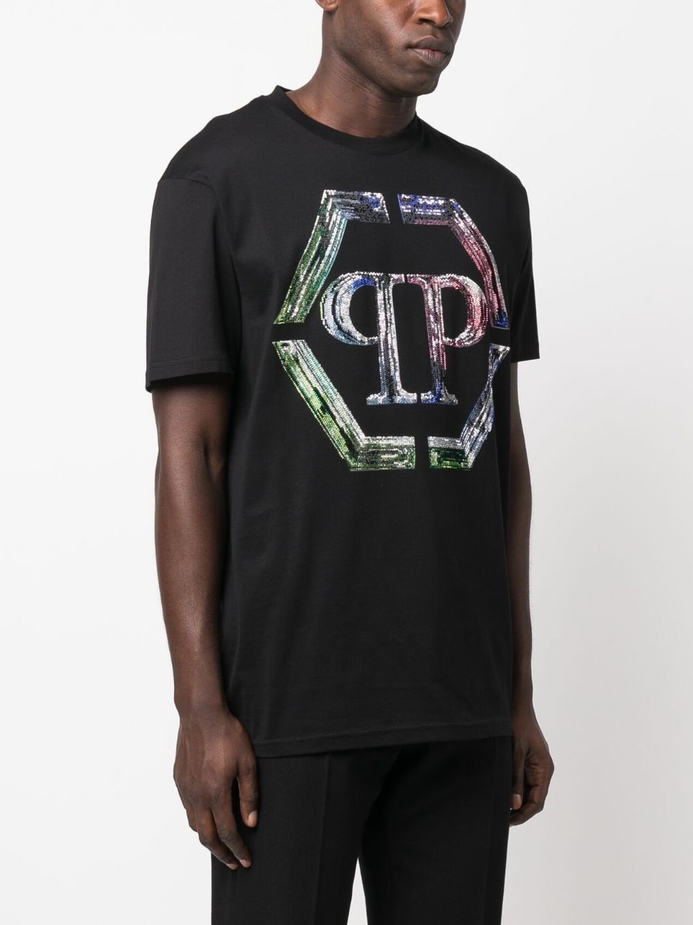 SS PP Glass round-neck T-shirt - 3