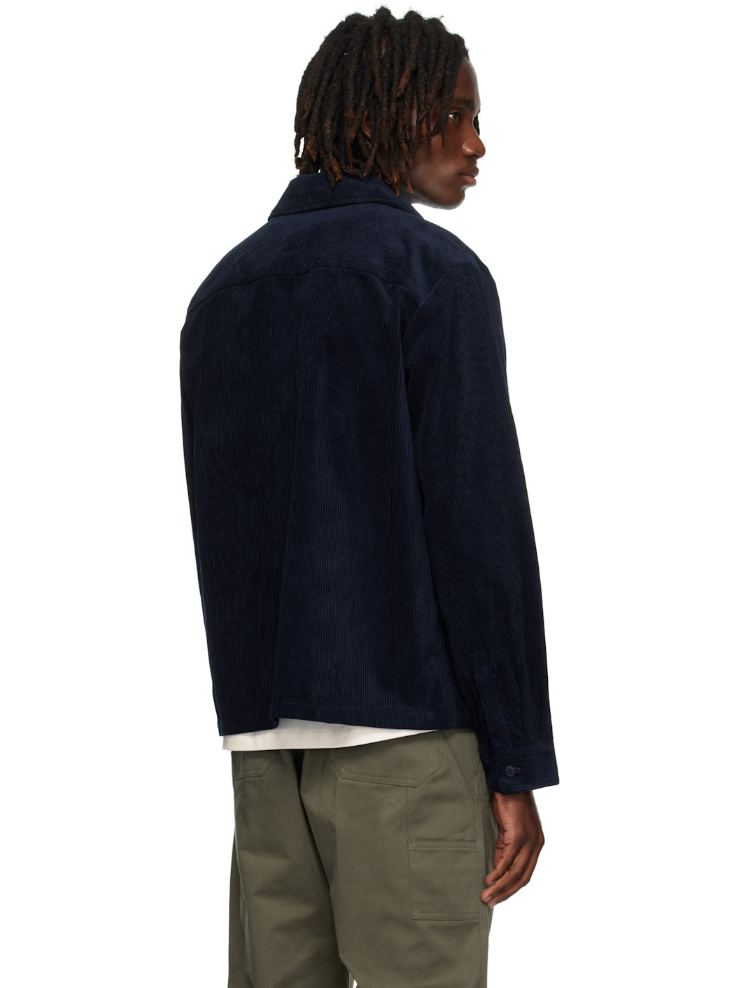 Navy Leon Overshirt - 3