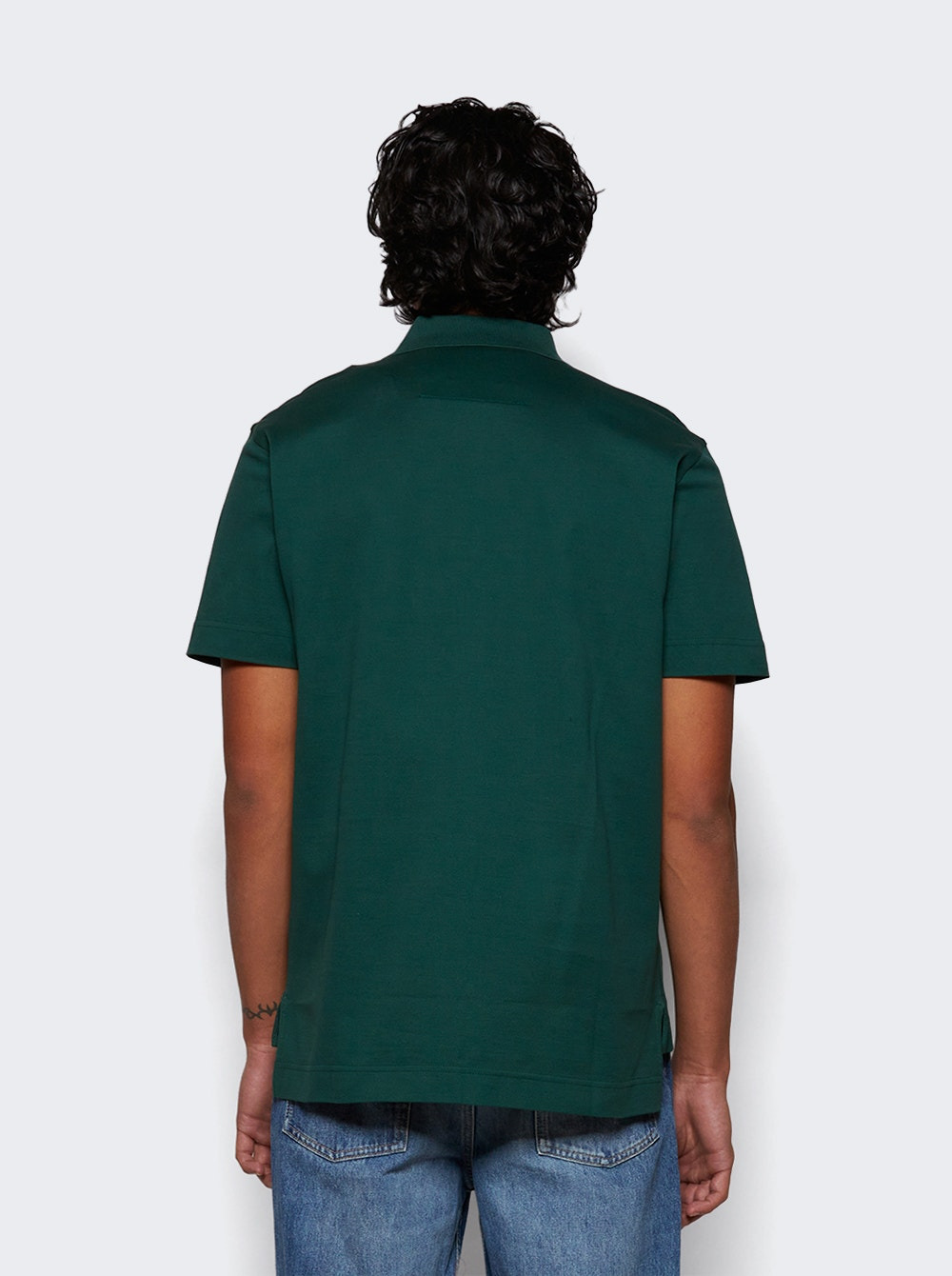 Classic Fit Polo Shirt Dark Green - 5
