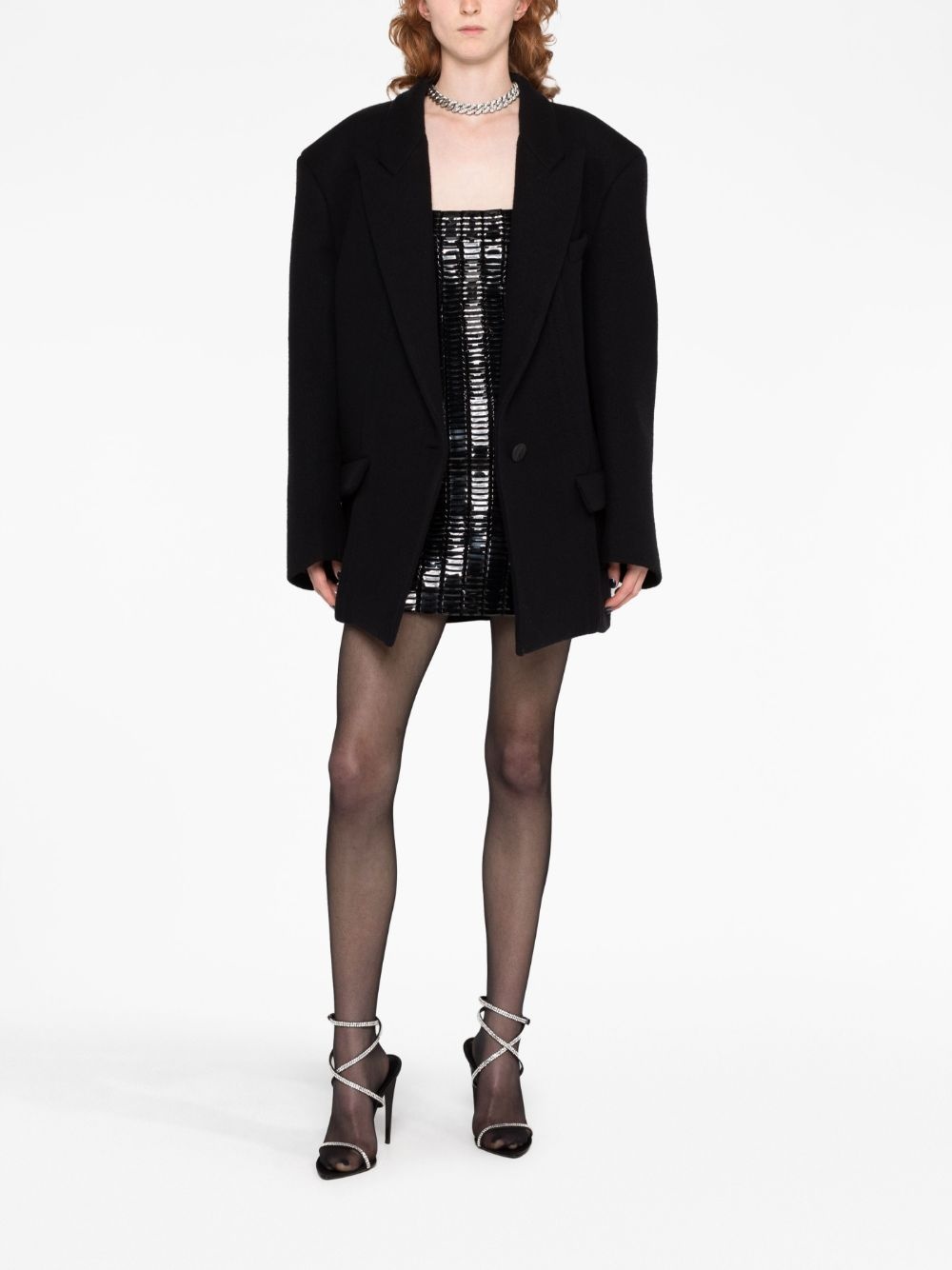 Glen single-breasted blazer - 2