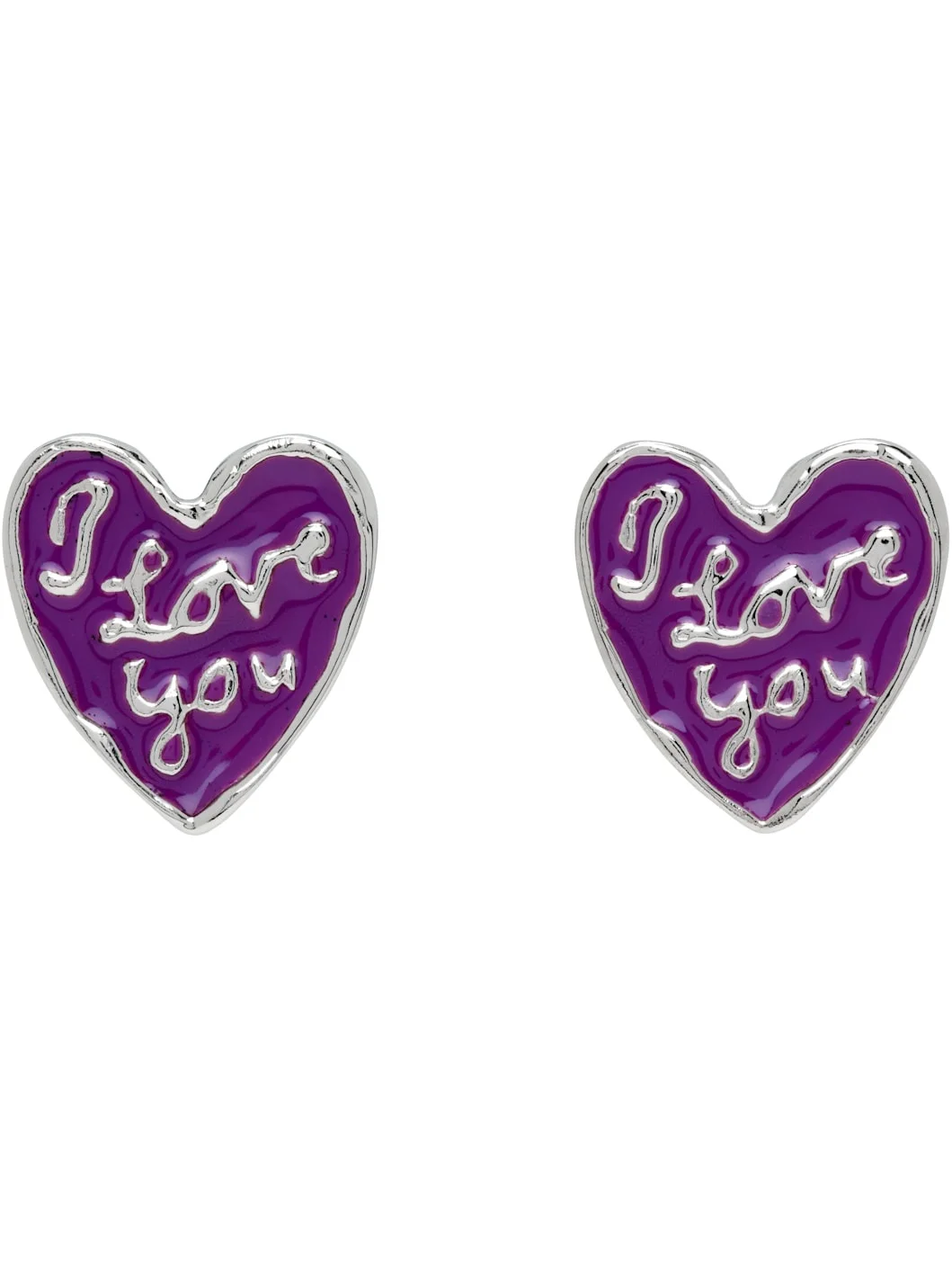 Silver Lovers Earrings - 1