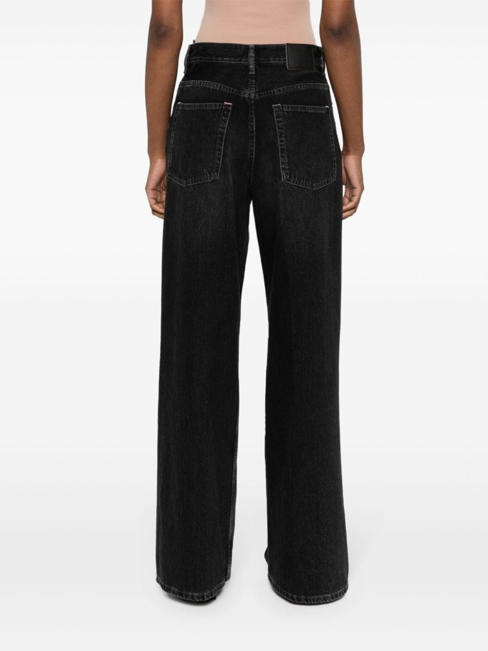 2022F high-rise wide-leg jeans - 4