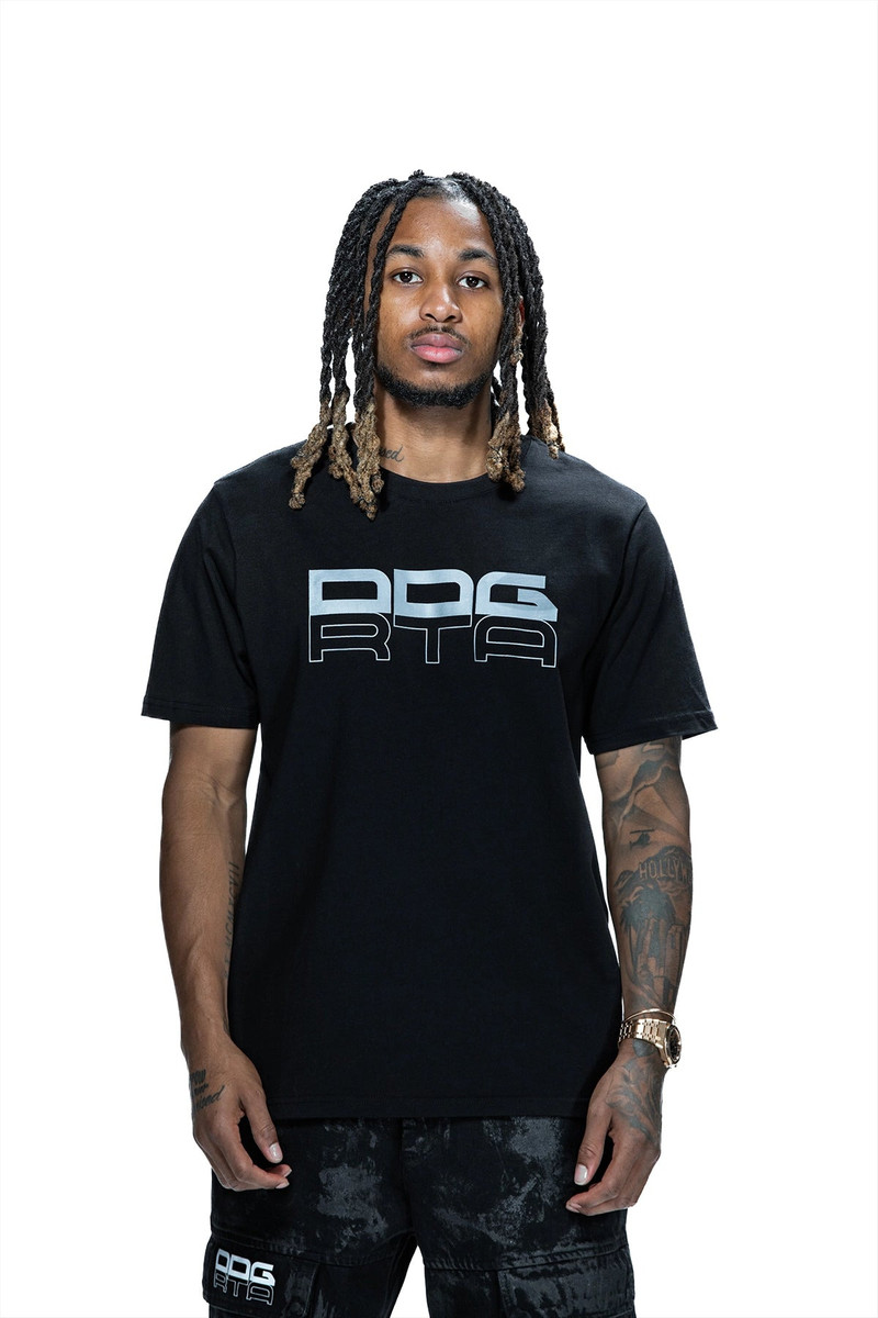 RTA X DDG LIAM SHORT SLEEVE TEE | BLACK BARBWIRE 3